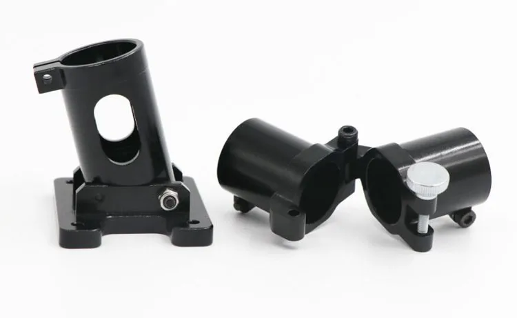 Yuenhoang 20mm CNC Aluminum Lateral Folding Arm Tube Joint for Plant Protection Drone UAV Fixture Holder Garden Plant Protection