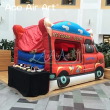 Подгонянный мобильный фургон Надувное мороженое, дом продавца шлюхи льда стойла стойки продажи мороженого для продажи