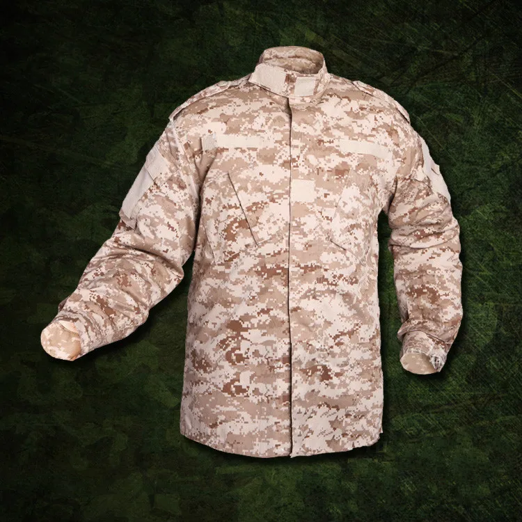 Военная форма ACU ПУСТЫНЯ цифровая камуфляжная спортивная одежда тактическая Боевая куртка брюки карго костюм CS армия одежда для мужчин