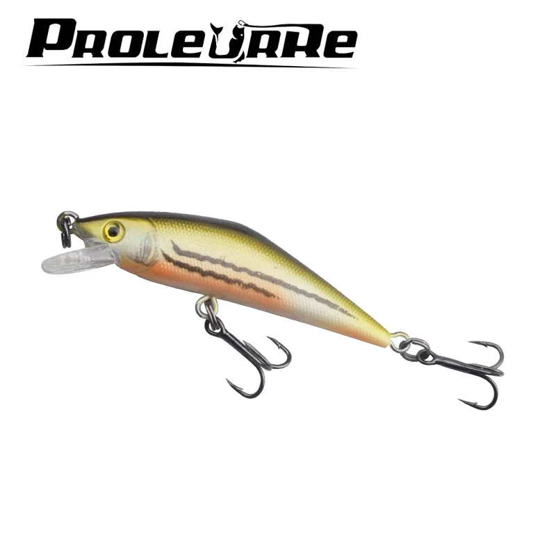 

Proleurre 5.7cm 4.5g Slowly sink Minnow Lures Japan Good Crank Fishing Lures Crazy wobblers Model Swim Bait Hard Bass Fish Lure