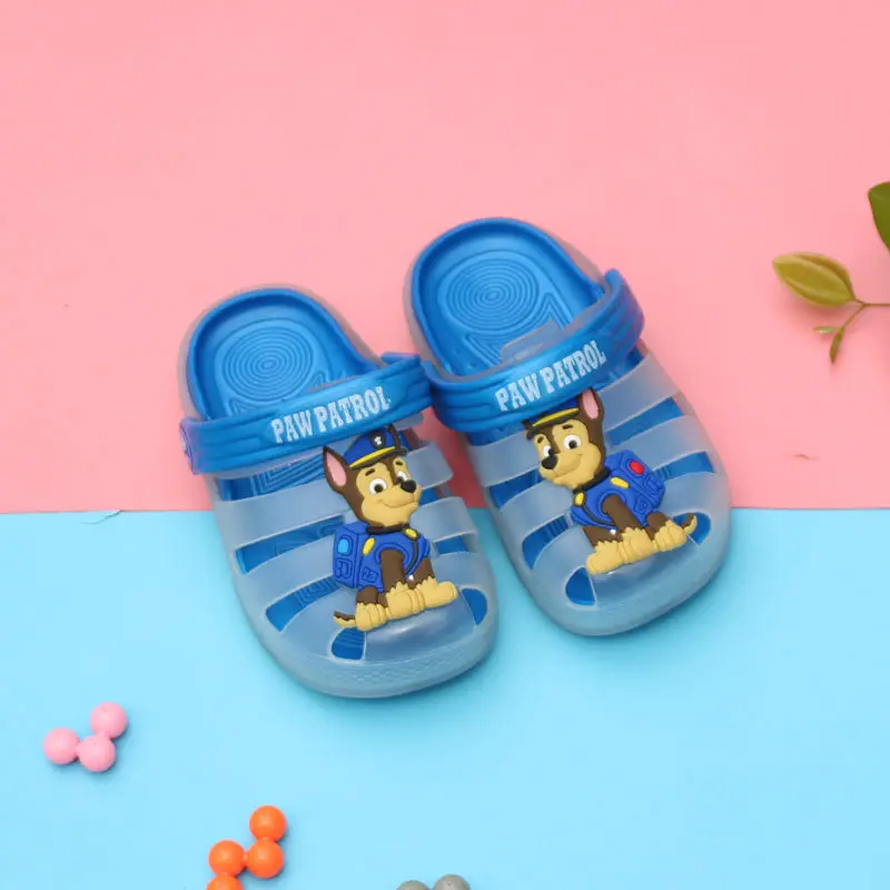 PAW PATROL/2019 Летняя детская обувь с дырками тапочки героями мультфильмов для
