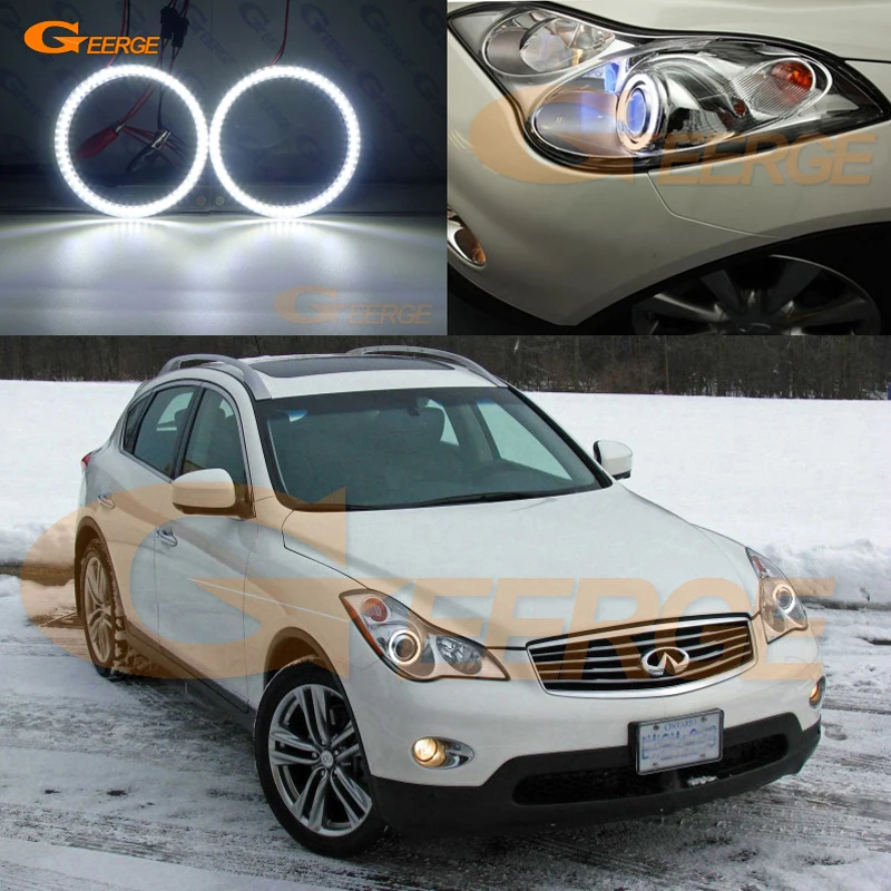 For INFINITI EX35 EX37 2008 2009 2010 2011 2012 2013 smd led Angel Eyes