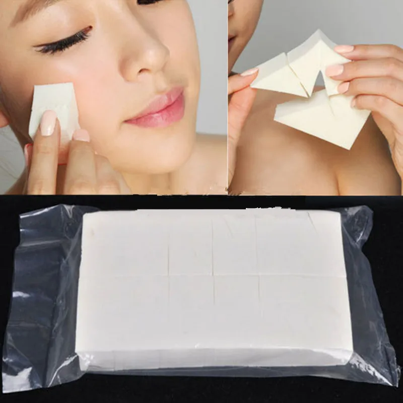 48pcs Mini Makeup Cosmetic Powder Wedges Sponges Puffs Foundation