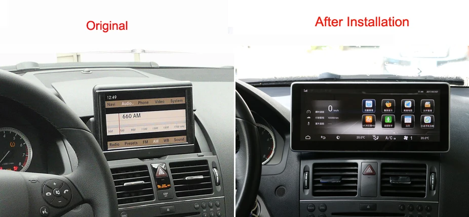 Cheap Android 8.1 Octa 8-Core 4+64G Car Radio GPS Navigation Bluetooth WiFi Head Unit Screen for Mercedes Benz C Class W204 2008-2010 2 Cheap Android 8.1 Octa 8-Core 4+64G Car Radio GPS Navigation Bluetooth WiFi Head Unit Screen for Mercedes Benz C Class W204 2008-2010 2