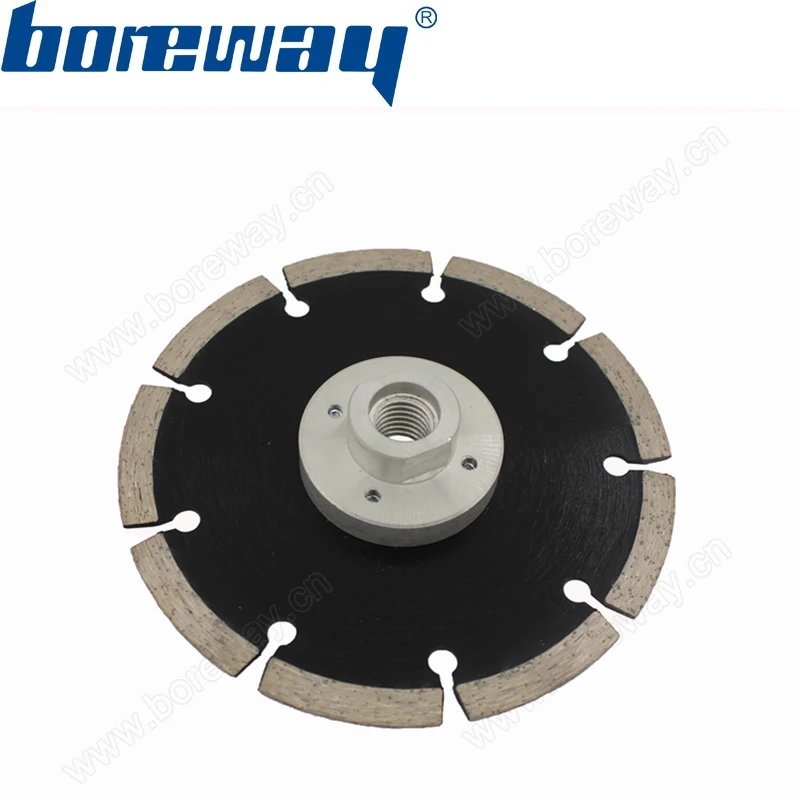 Supply D125*7*22.23mm M14 Split Segment Diamond Cutting Disc With Flange For Slabin Saw Blades