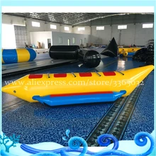 4 Seats Outdoor inflatable flying bananas boat  inflatable water flying fish for water sport