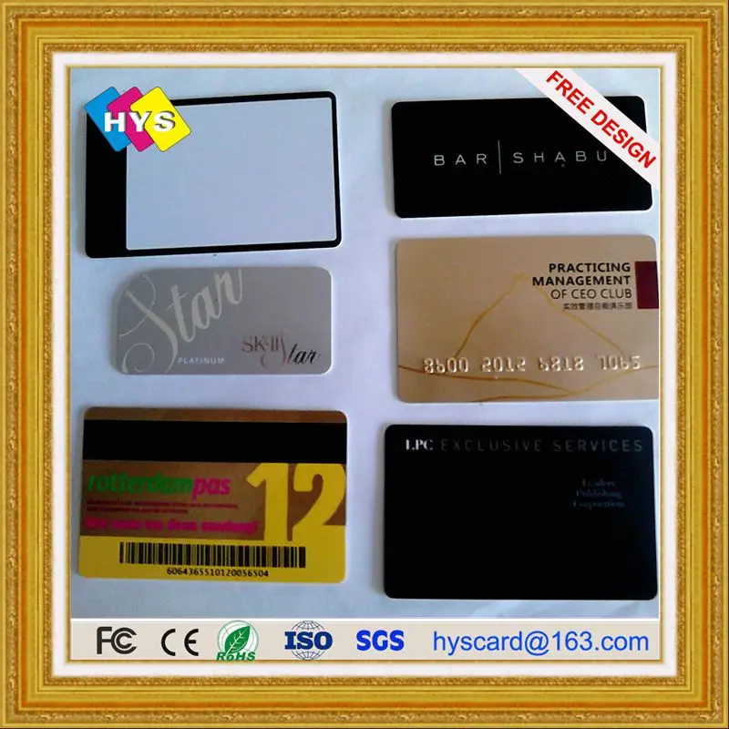 emboss card