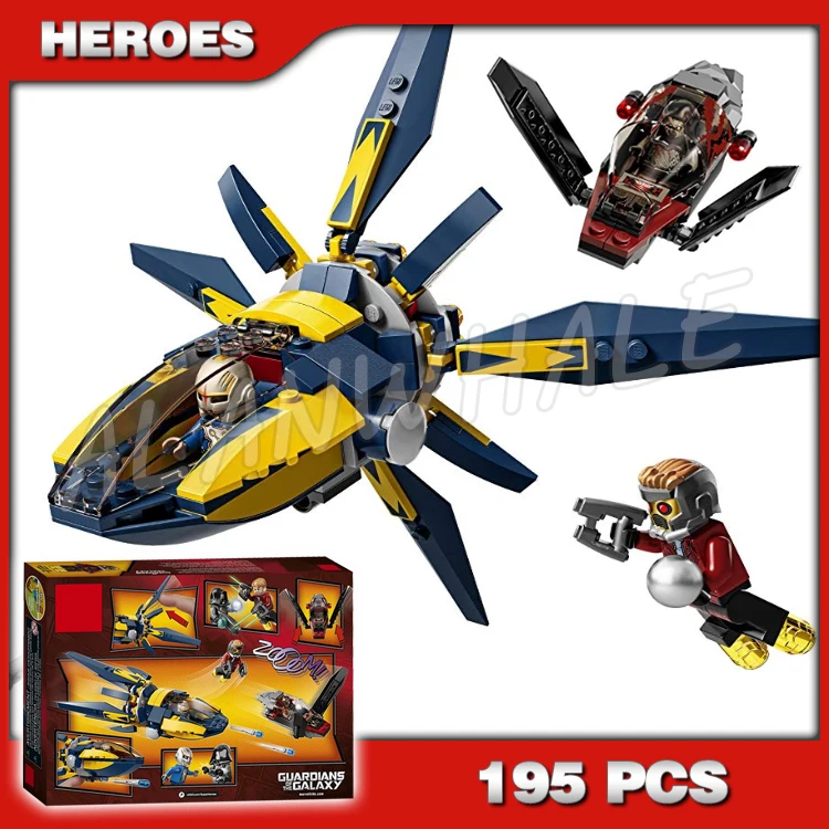

195pcs Super Heroes Guardians of the Galaxy Starblaster Showdown 10248 Model Building Blocks Boy Toy Bricks Compatible with Lego
