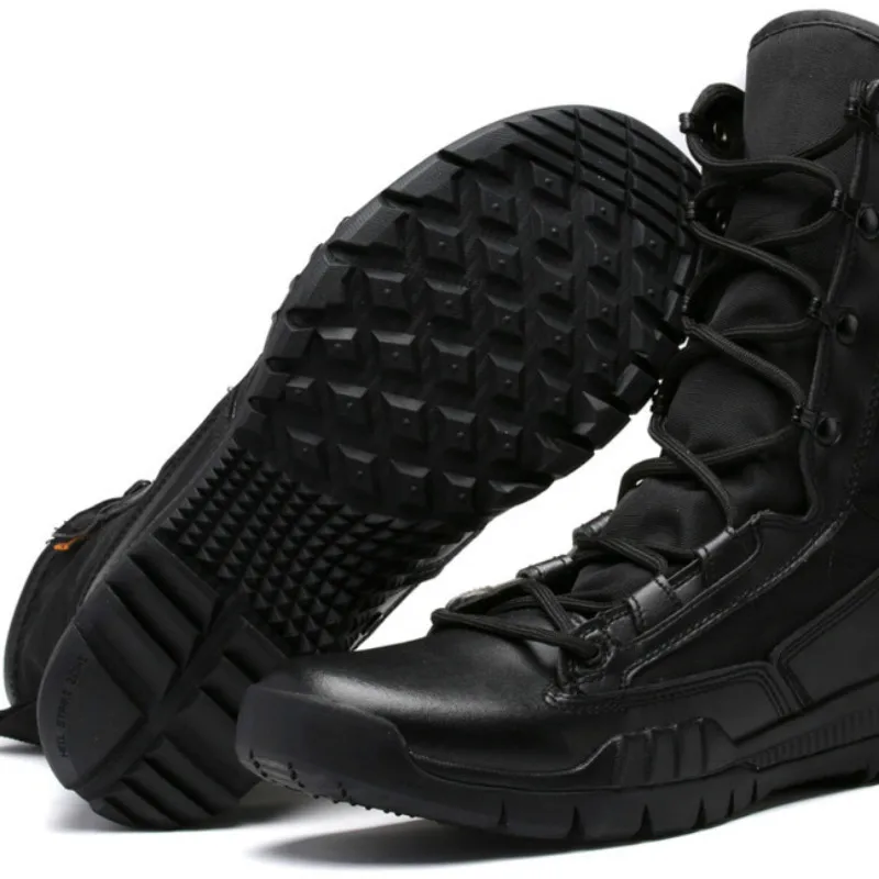 Tactical boots  summer new style breathable ultra-high fiber sports shoes outdoor mountaineering extreme challenge men's shoes