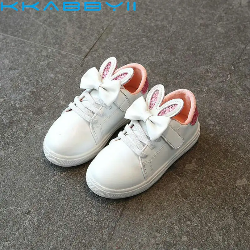 

Kids Shoes Girls Sneaker New Brand Design Spring Sport Fashion Girls Shoes Running Breathable Rabbit Shoe For Girl