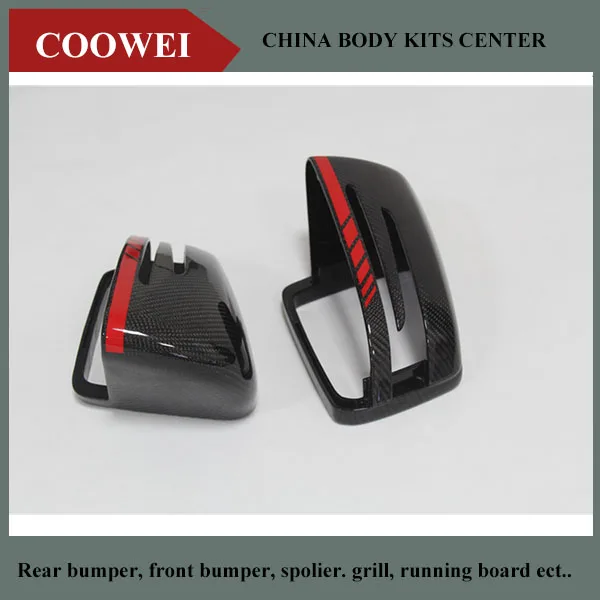 Carbon Fiber Rearview Mirror Cover For Mercedes Benz A B C E S Class W204 W212