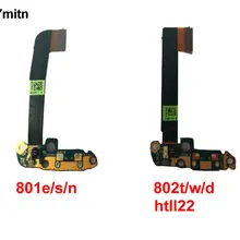 Ymitn корпус для htc ONE M7 801 s/e/n 802 t/d/w зарядный порт USB разъем гибкий кабель с микрофоном
