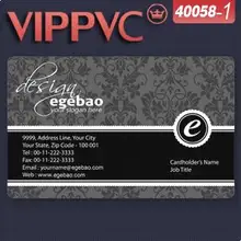 A40058-1 Специальный прозрачный печать карт из ПВХ