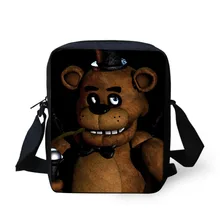 FORUDESIGNS Children School Bags Cartoon Five Nights at Freddy Schoolbag for Boys Girls Mochila Kids Shoulder Book Bag Gifts