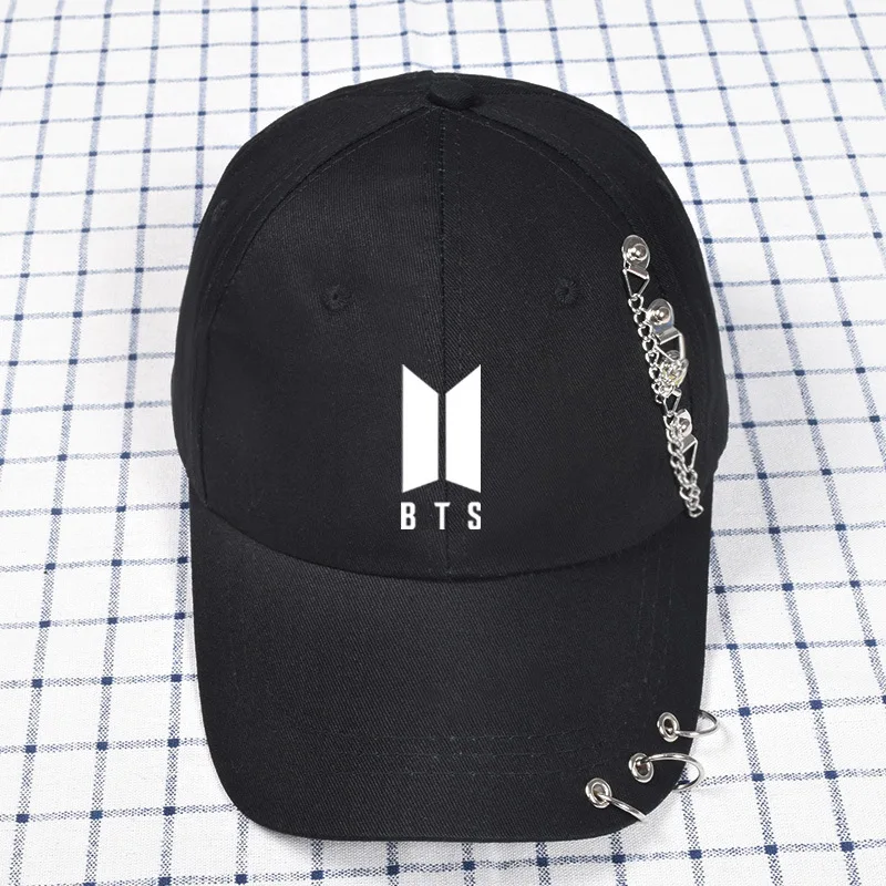 

. kpop gorros mujer invierno winter hats hat dropshipping 2019 Cotton Unisex Casual Rivets Baseball cap bangtan boys