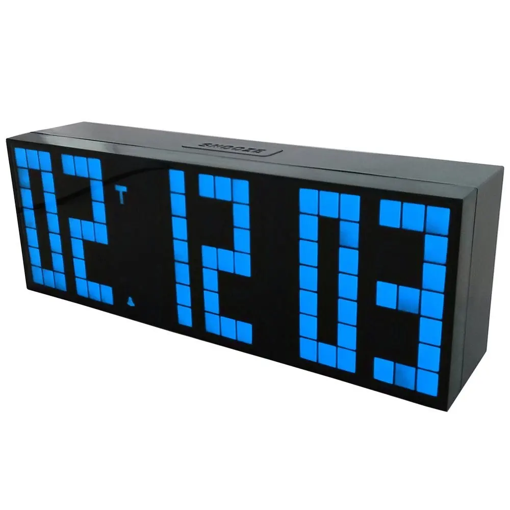 NEW CARVEN LCD Digital Clock Month Date Day Temperature Countdown Wall Desk 