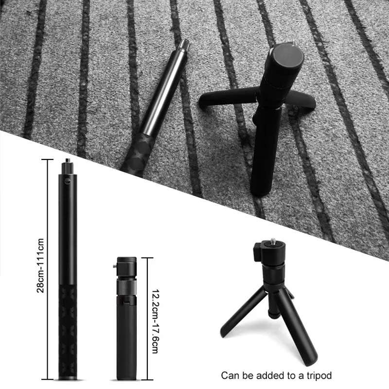

Handheld Selfie Stick&Handle Grip Monopod 1/4 Screw for Insta360 Paranomic Camera for Insta360 ONE X VR Sports Camera