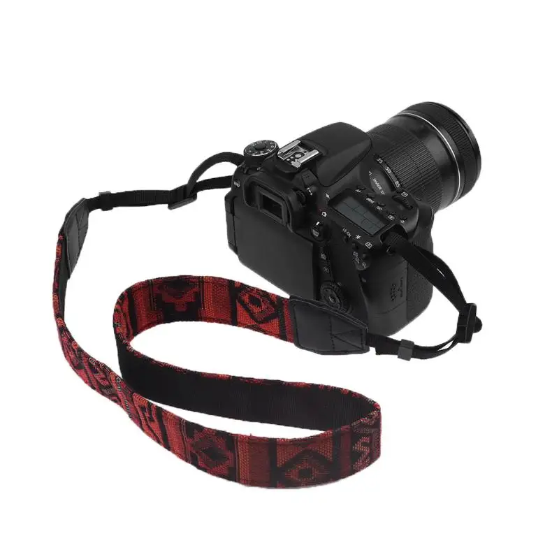 Универсальный Регулируемый винтажный ремень для камеры Canon Nikon Sony SLR s этнический