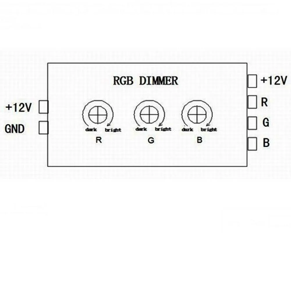 3 Ключи светодиодный RGB контроллер DC12V 24 V руководство пульт дистанционного управления 8A светодиодный диммер для SMD Светодиодные ленты огни