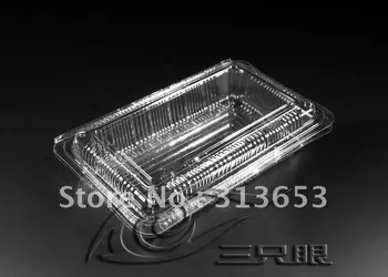 

100pcs blister box/food container / cake box / moon cake box / bread container/ food packaging