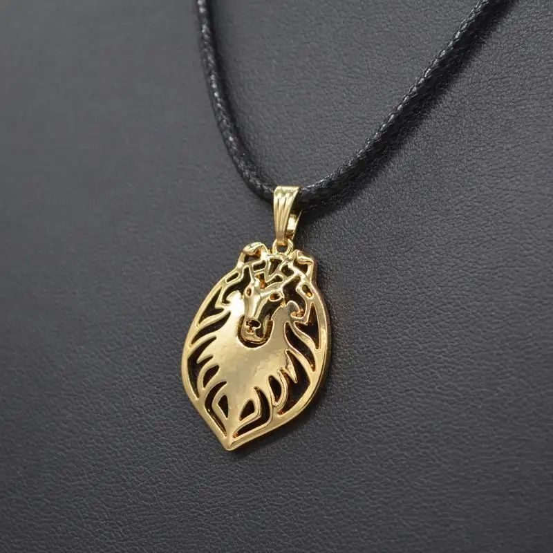 Women's Rope Chain Metal Rough Collie Necklaces Lovers' Alloy Pendant Drop Shipping | Украшения и аксессуары