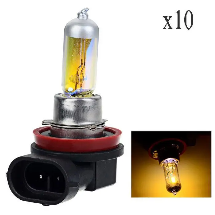 

H11 55W 3000K Super Bright Car Yellow Light Bulbs (DC 12V)