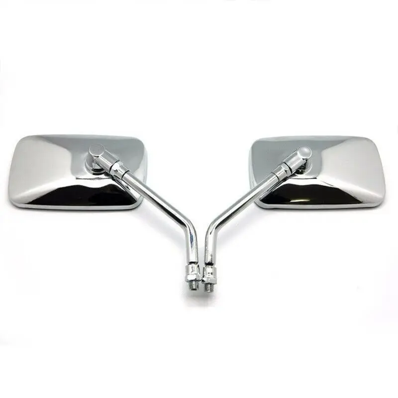 Motorcycle Handle Bar Mirror Square Rearview Mirror For Honda Shadow VT VT1100 VT750 VT600 VF750 Magna 750