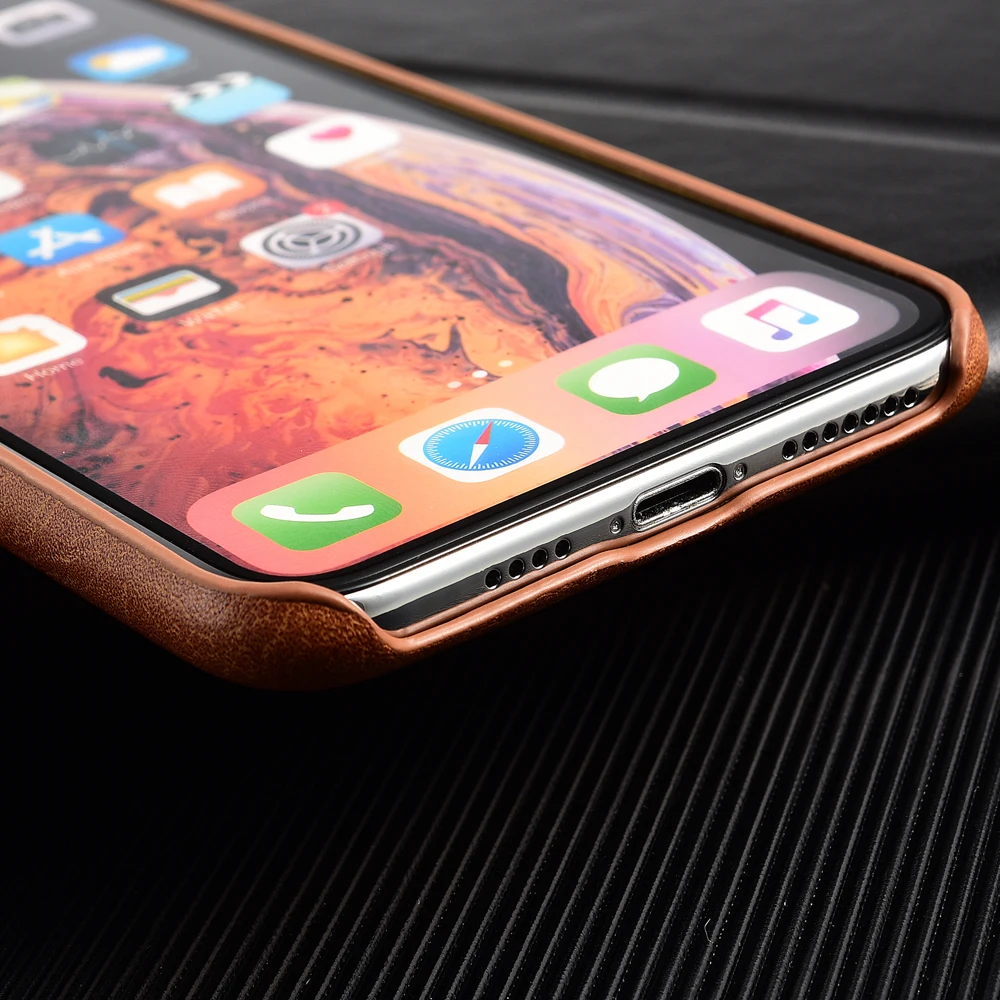 Чехол из искусственной кожи с узором для iPhone XS Max XR X 7 6 s мягкий чехол телефона