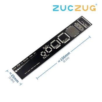 

PCB Ruler For Electronic Engineers For Geeks Makers For Arduino Fans PCB Reference Ruler PCB Packaging Units v2 - 6