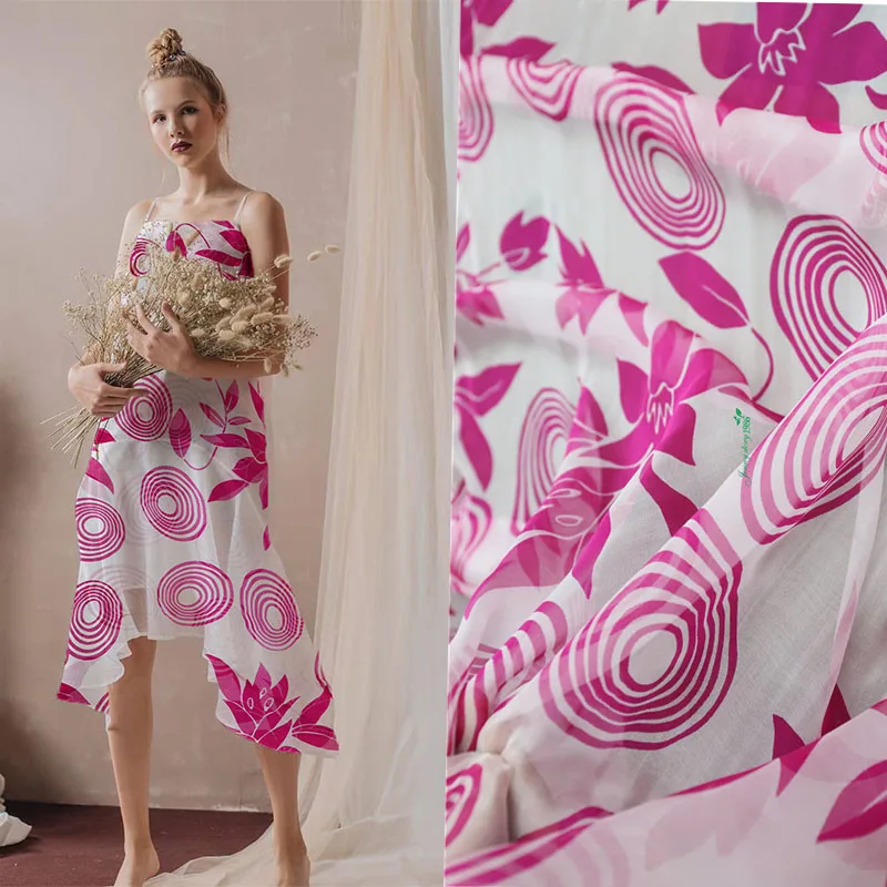 

Ukrainian Beauty Series Summer Ultra-thin breathable Fabric Silk Protein Quick-drying Fabric