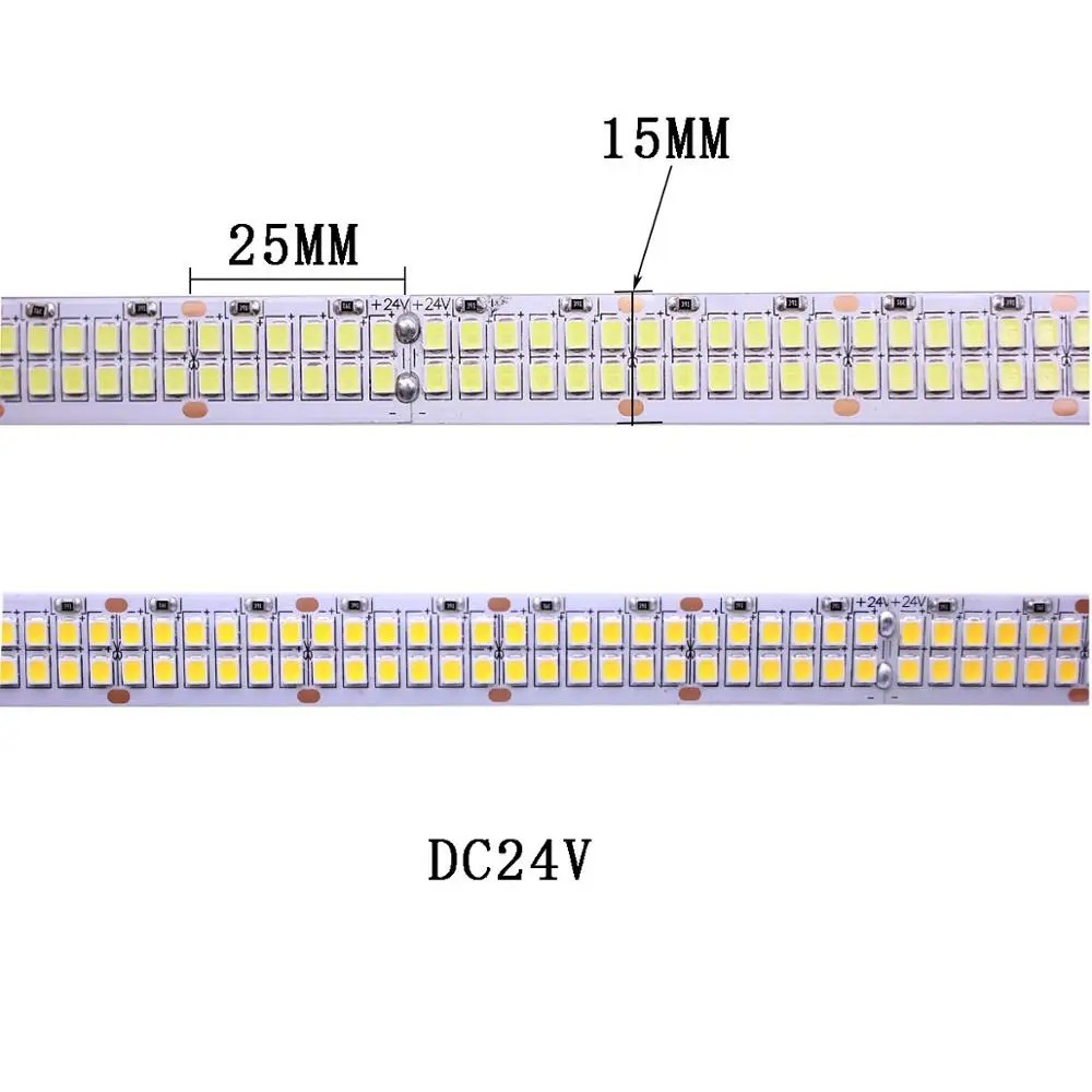 Светодиодная лента 2835 SMD 240 светодиодов/м 5 м 300/600/1200 светодиодов 12 В постоянного