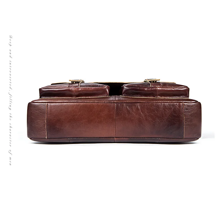 Genuine Leather Bag Men Briefcase Leather Laptop Computer Bag Office Business Handbag Coffee Messenger Bag Bolso Hombre Maleta Genuine Leather Bag Men Briefcase Leather Laptop Computer Bag Office Business Handbag Coffee Messenger Bag Bolso Hombre Maleta