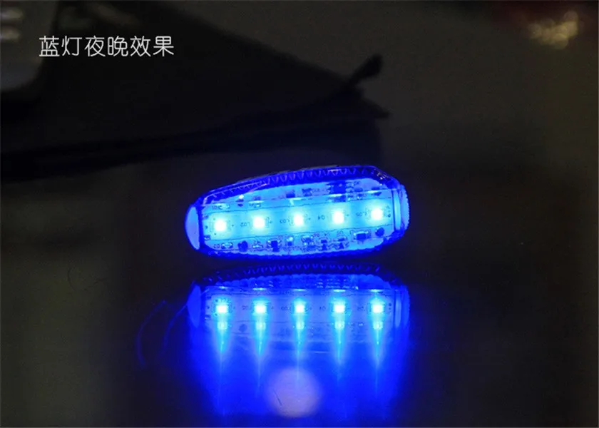 Best GUB M-26 MTB Bike Bicycle Leg Arm Led Light Outdoor helmet Cycling Running light lamp 100 lumens 5pcs LED USB rechargeable light 11