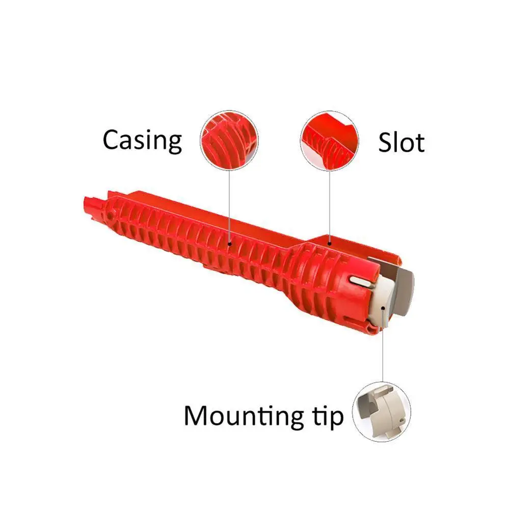 Кран раковина установщик двойной головкой сервисный ключ для смесителя гаечный ключ противоскользящие, для ванной Универсальный Lavabo пол воды гаечные ключи раковина гаечный ключ