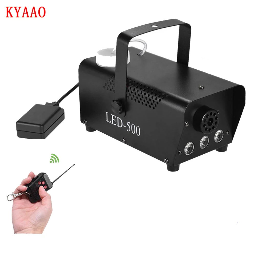 400W Colorful RGB Remote Control Fog Machine Dj Disco Smoke Machine For Party Wedding Christmas Stage