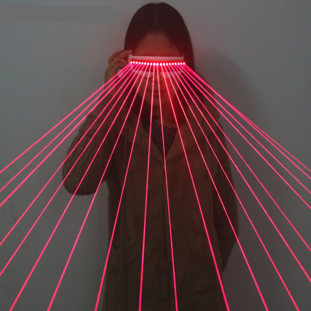 

650nm Red Laser Glasses / Luminescent Glasses / 18 pcs Laser Influx Of People Necessary Stage Flashing Glasses