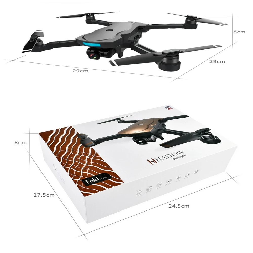 Складной Дрон с gps отслеживанием, объемный, 1000 м, 20 минут, бесщеточный, с жестом, Аэрофотосъемка, 1080 P, HD камера, Wi-Fi, FPV, RC, Квадрокоптер