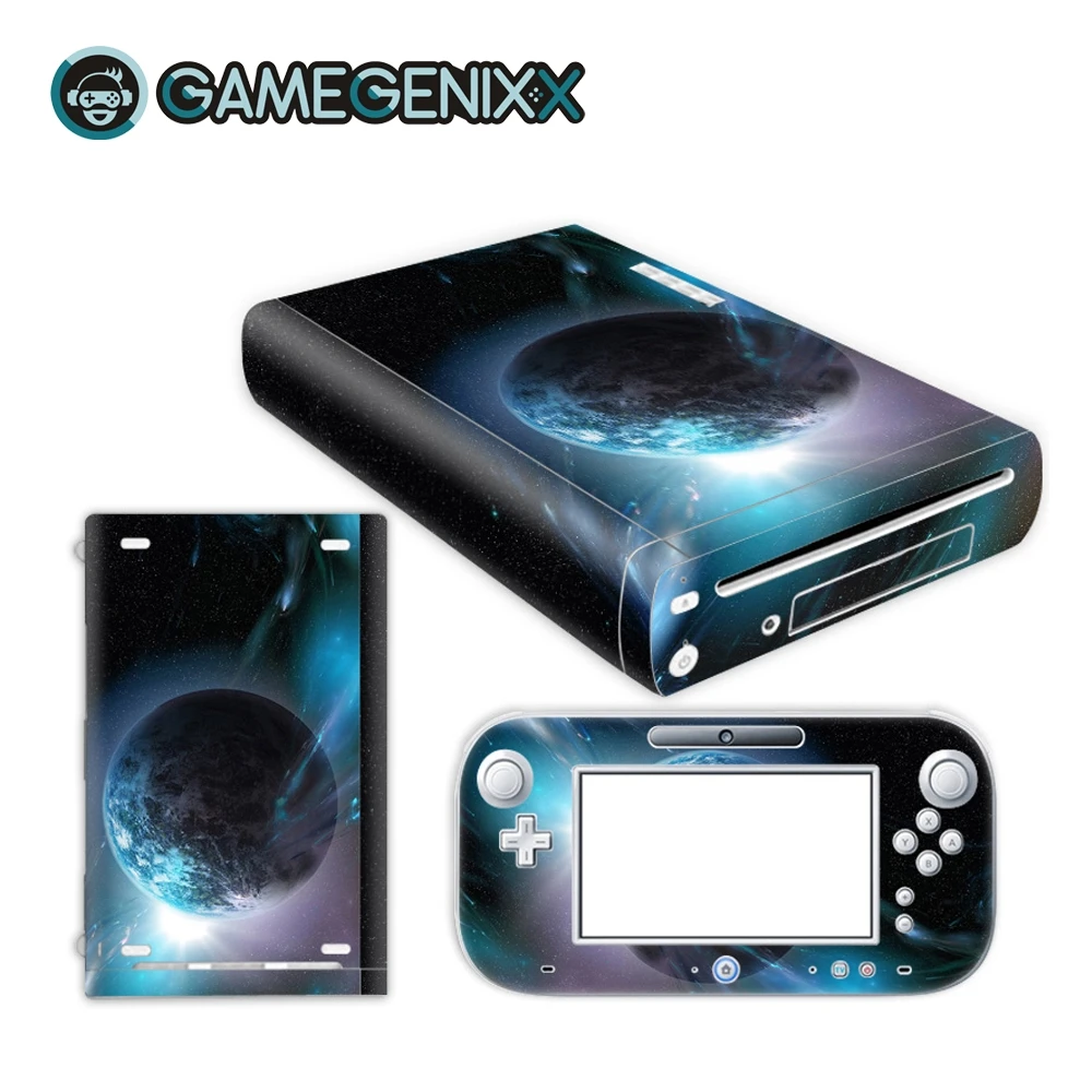 GAMEGENIXX наклейка на кожу виниловая наклейка защитная упаковка чехол для Nintendo WiiU-Galaxy на заказ