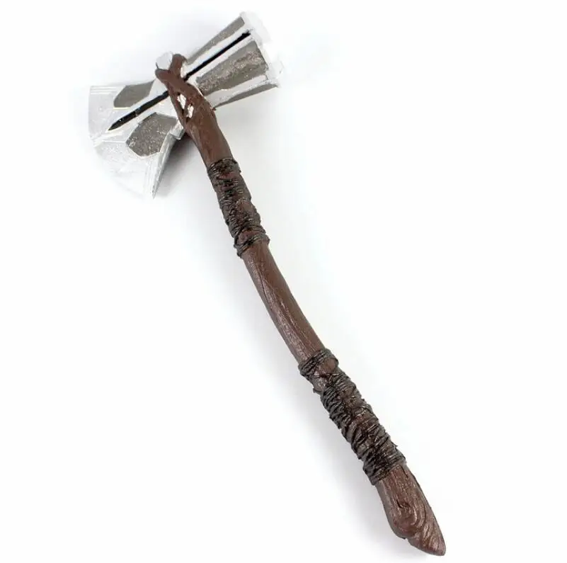 73cm Cosplay 1: 1 Thor Hammer Ax Ax Hammer Thor Thunder Stormbreaker Figure Model Role Playing PU Toy