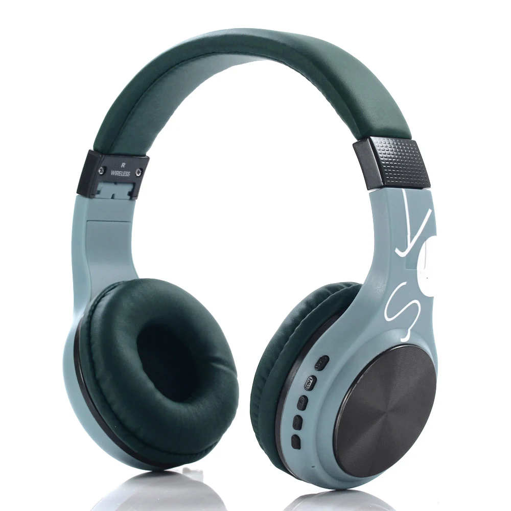 

NVAHVA Bluetooth Headphone MP3 Player, Folding Headset Card MP3 Player With 3.5mm AUX Cable Bluetooth Earphone For Phones TV PC