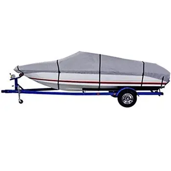 

Universal Durable 210D Oxford Waterproof Dustproof Heavy Duty Fabric Trailerable Pontoon Boat Cover Tool Ship Accessories