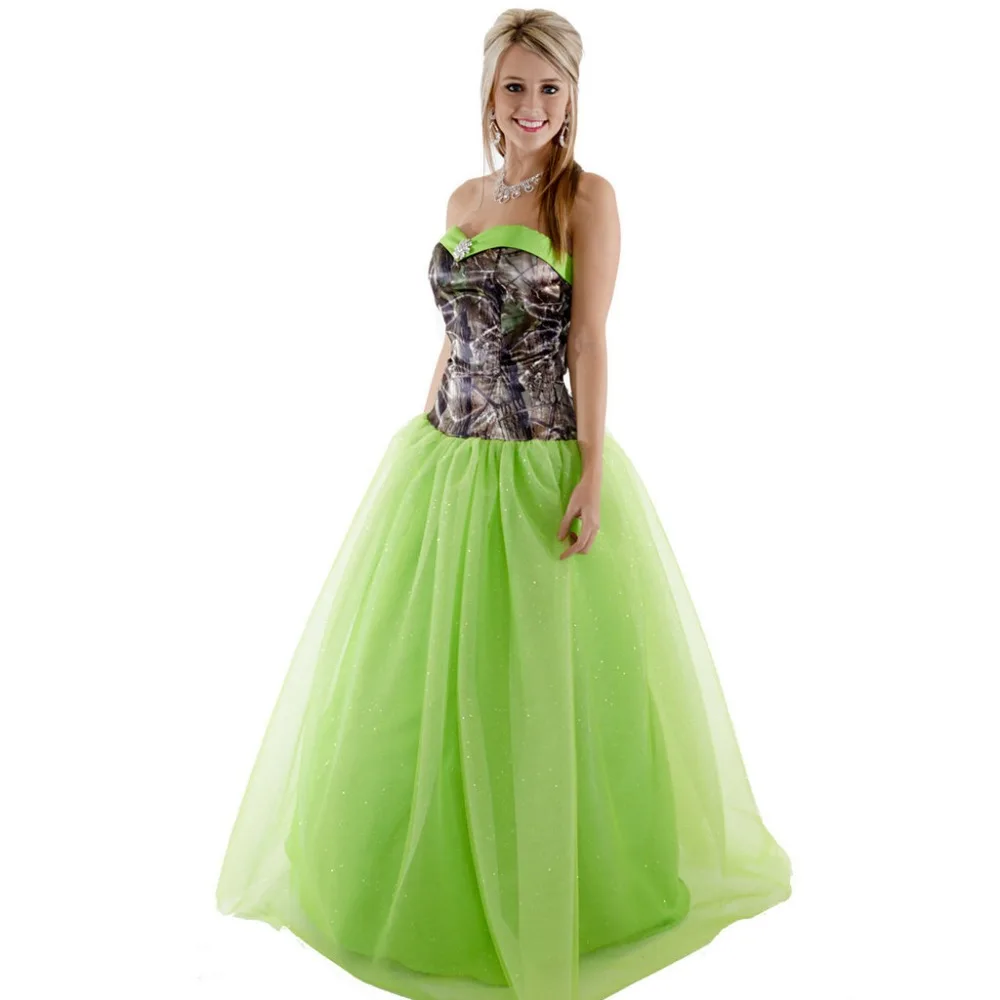 Camo Green prom dresses pictures Camo Green prom dresses pictures