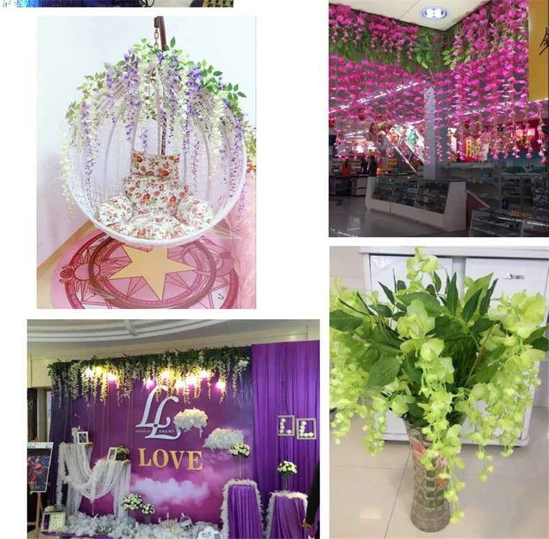 12PCS Wedding Decoration Flower /Simulation Flower / Living Room Fake Flowers / Plastic Flower