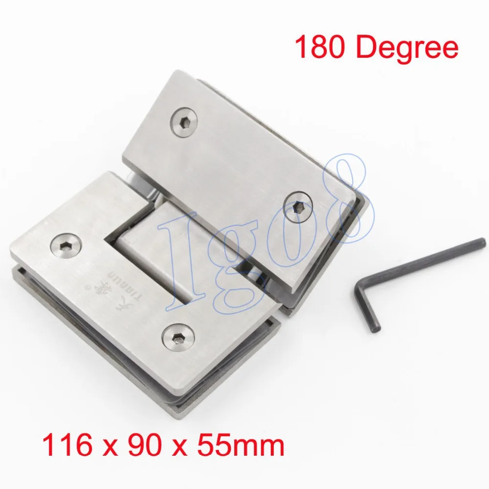 Stainless Steel SUS304 180 Degree Bathroom Door Hinges on Discount Salein Clamps from Home