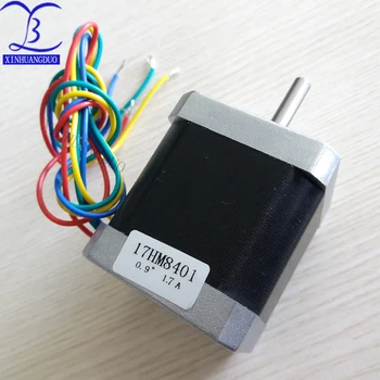 

Nema17 for 1.7A, (17HM8401/0.9 deg) 2phase hybrid stepper motor 42N.cm, 48mm length, 2-Phases 4wires,0.9 degree Stepper Motor