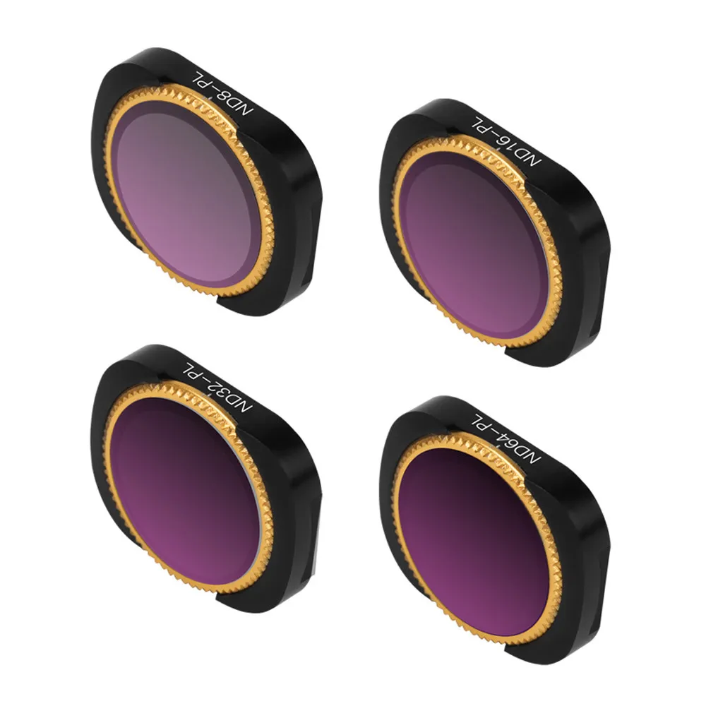 

4PC ND8-PL + ND16-PL + ND32-PL + ND64-PL Camera Lens Filters For DJI OSMO POCKET Camera Lens Filters 12.27