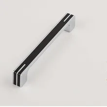 128mm silver kitchen cabinet handle black cupboard pull chrome drawer dresser door handles 5 modern fashion
