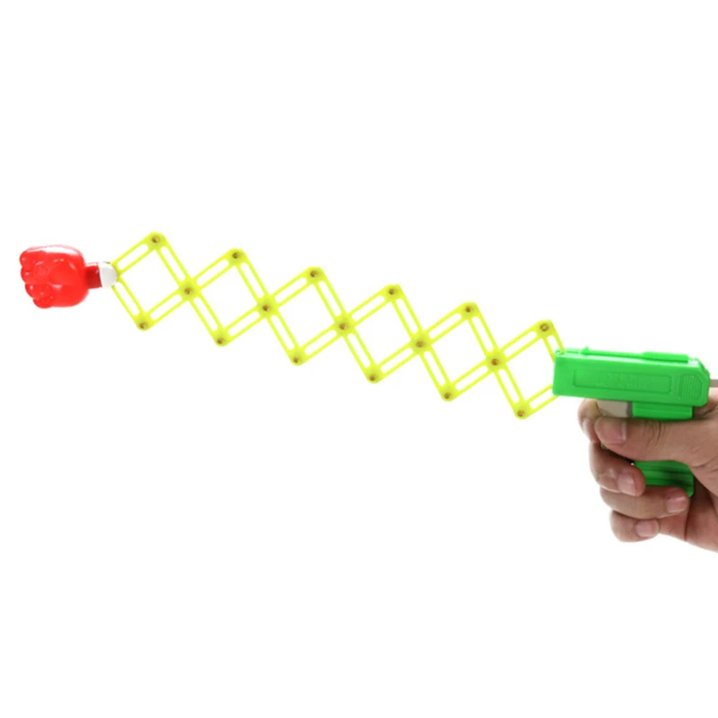 Kids Magic Stretch Telescopic Fist Gun Retractable Party Festival Gift Classic Shooter Plastic Elastic Trick Funny Toy J75
