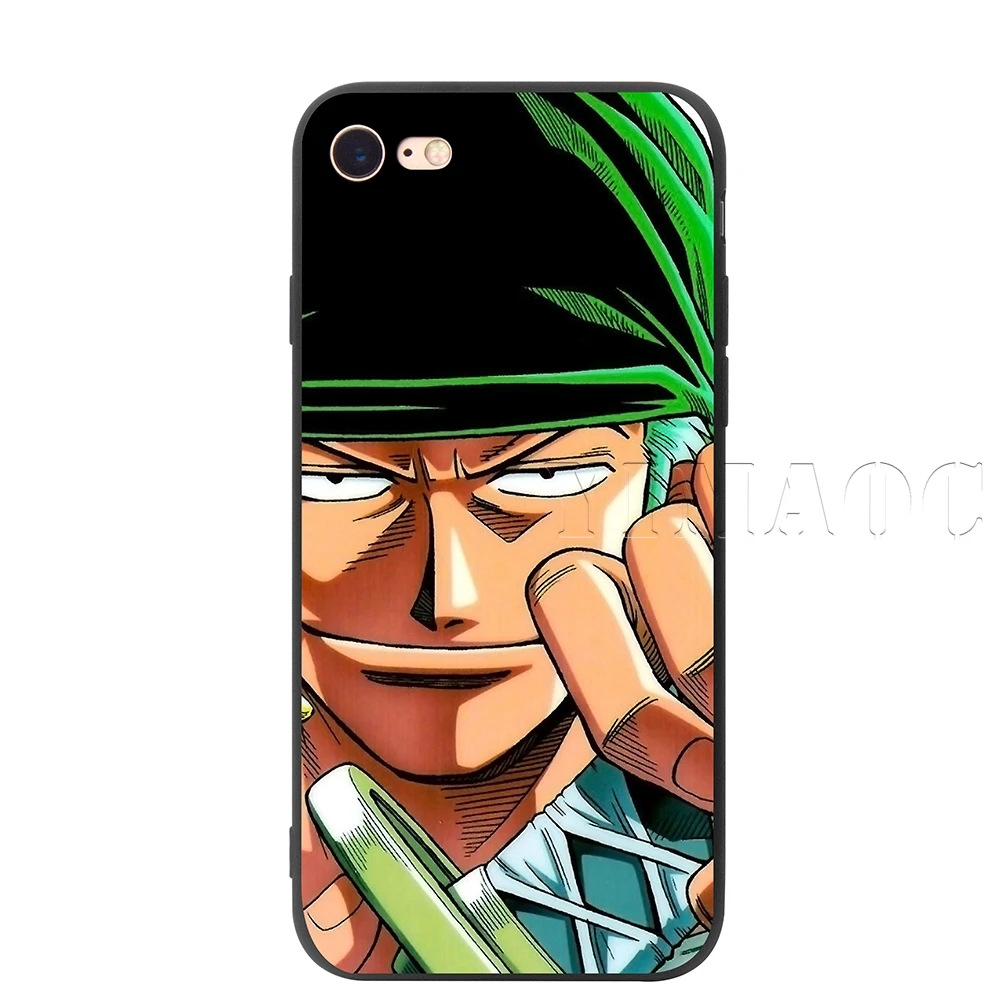 YIMAOC Цельный силиконовый мягкий чехол Roronoa Zoro для iPhone 11 Pro XS Max XR X 8 7 6 6S Plus 5 5S SE - Цвет: 2