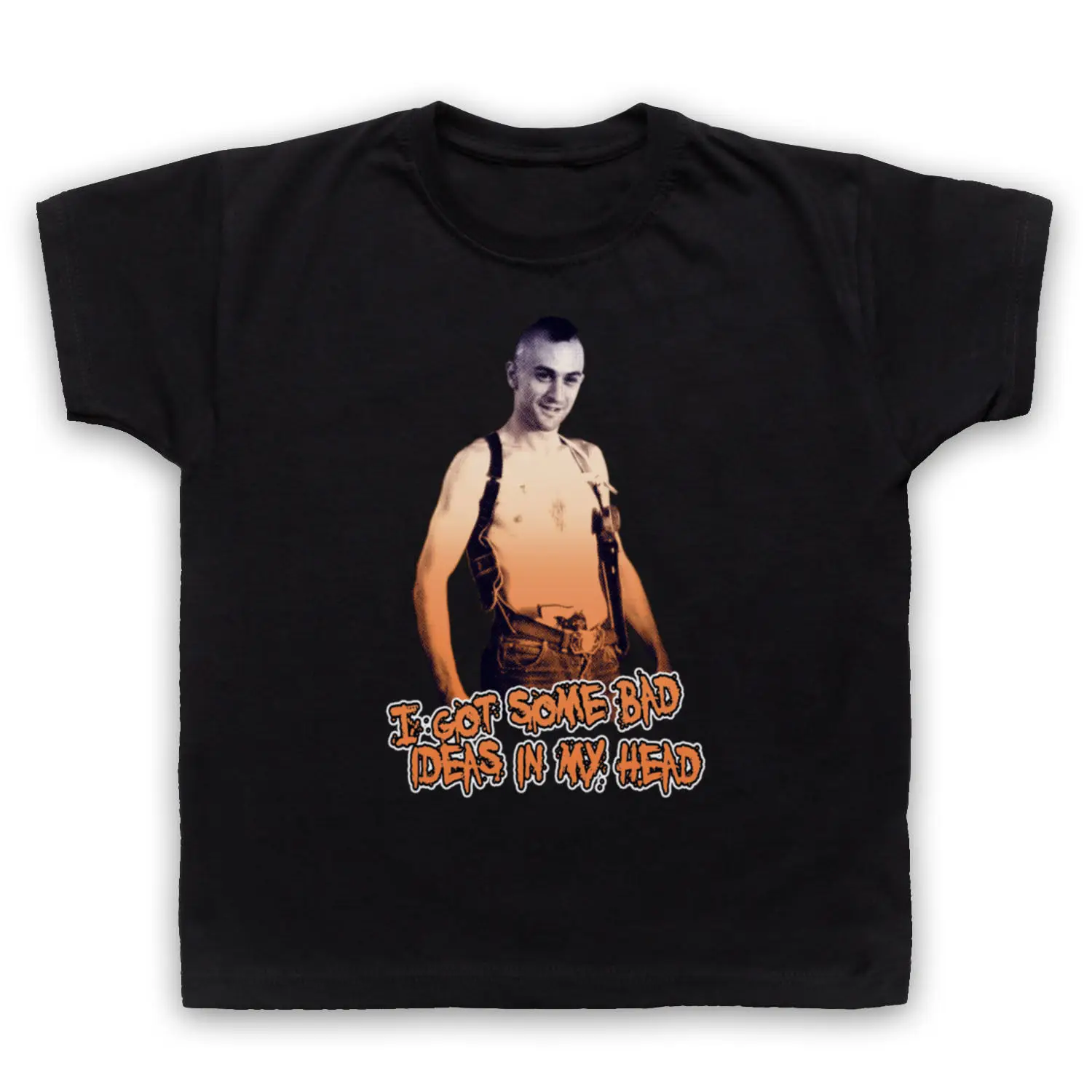 BAD IDEAS TAXI DRIVER UNOFFICIAL DE NIRO TRAVIS BICKLE T-SHIRT ADULTS &amp KIDS SIZ Cool Casual pride t shirt men | Мужская одежда